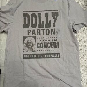 Gray Dolly Parton Concert T-Shirt unisex XL